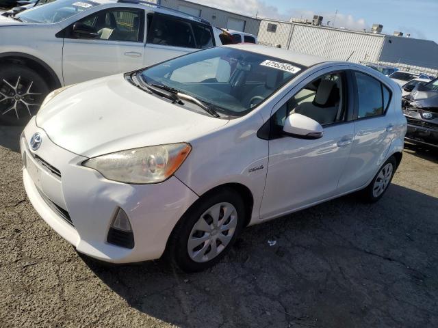 JTDKDTB37C1020086 - 2012 TOYOTA PRIUS C WHITE photo 1