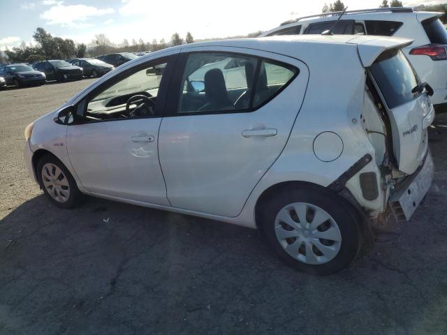 JTDKDTB37C1020086 - 2012 TOYOTA PRIUS C WHITE photo 2