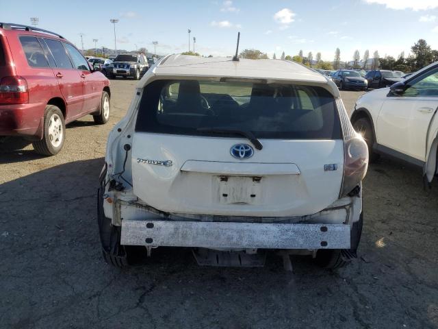 JTDKDTB37C1020086 - 2012 TOYOTA PRIUS C WHITE photo 6