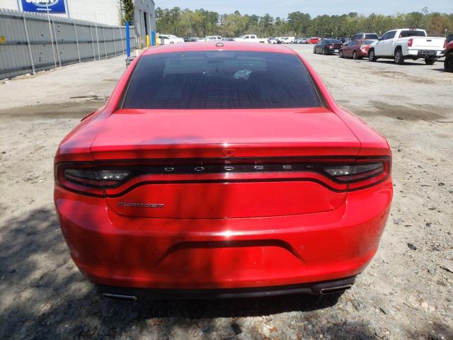 2C3CDXBG2MH642844 - 2021 DODGE CHARGER SXT RED photo 6