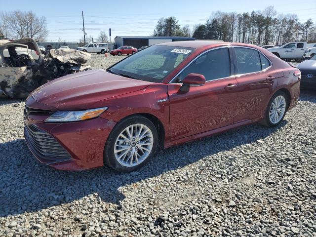 4T1B21HK5KU013204 - 2019 TOYOTA CAMRY HYBRID RED photo 1