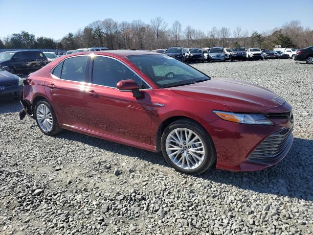 4T1B21HK5KU013204 - 2019 TOYOTA CAMRY HYBRID RED photo 4