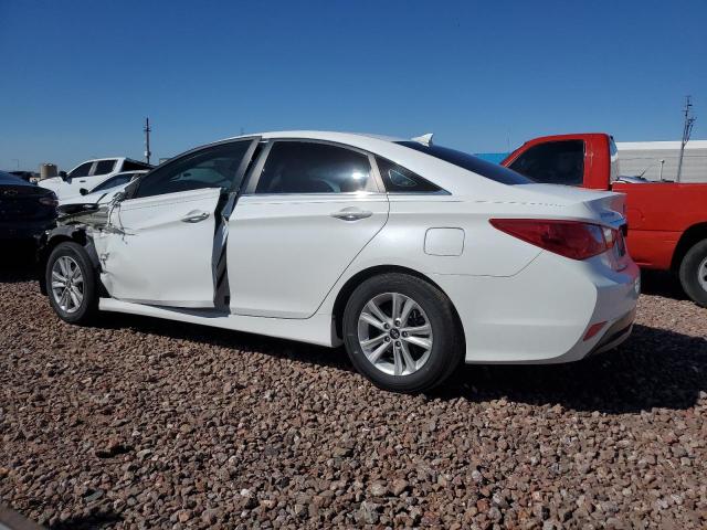 5NPEB4AC0EH816359 - 2014 HYUNDAI SONATA GLS WHITE photo 2