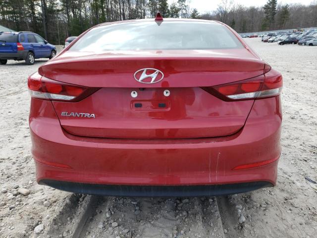 5NPD84LF7HH188810 - 2017 HYUNDAI ELANTRA SE RED photo 6