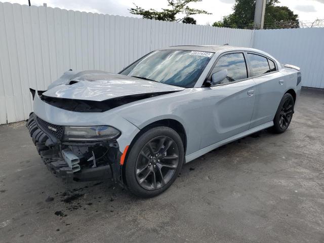 2C3CDXCT6MH602231 - 2021 DODGE CHARGER R/T GRAY photo 1