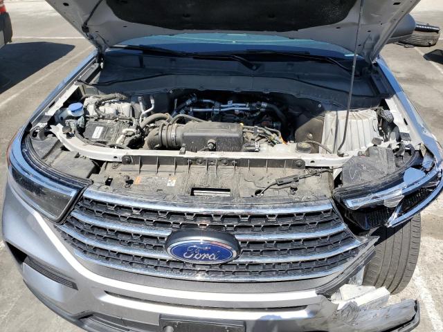 1FMSK7DH6NGA68485 - 2022 FORD EXPLORER XLT SILVER photo 11