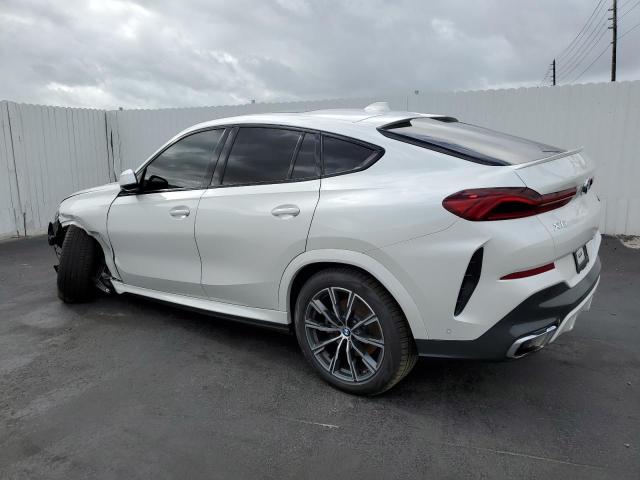 5UXCY6C02P9P69673 - 2023 BMW X6 XDRIVE40I WHITE photo 2