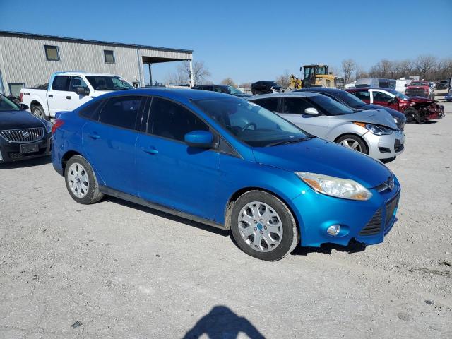 1FAHP3F25CL422573 - 2012 FORD FOCUS SE TURQUOISE photo 4