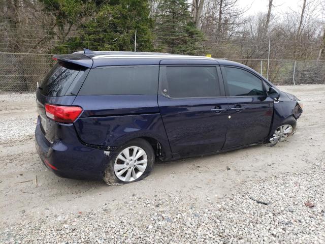 KNDMB5C11J6363211 - 2018 KIA SEDONA LX BLUE photo 3