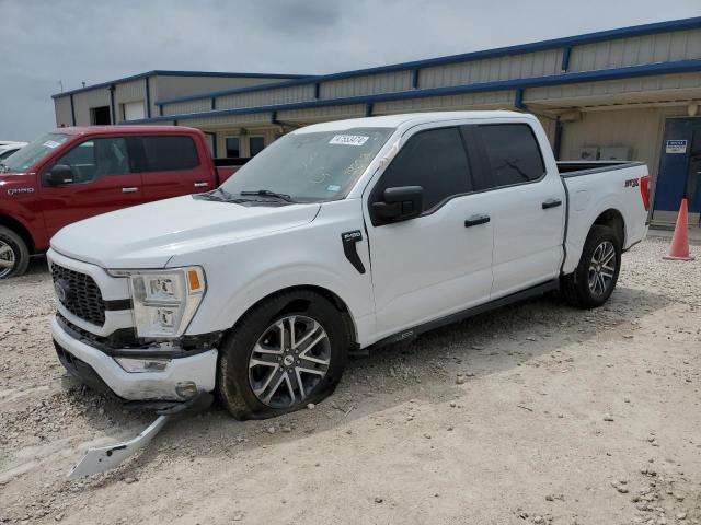 1FTEW1CP9MFC48382 - 2021 FORD F150 SUPERCREW WHITE photo 1
