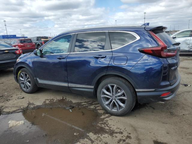 2HKRW2H92LH674887 - 2020 HONDA CR-V TOURING BLUE photo 2