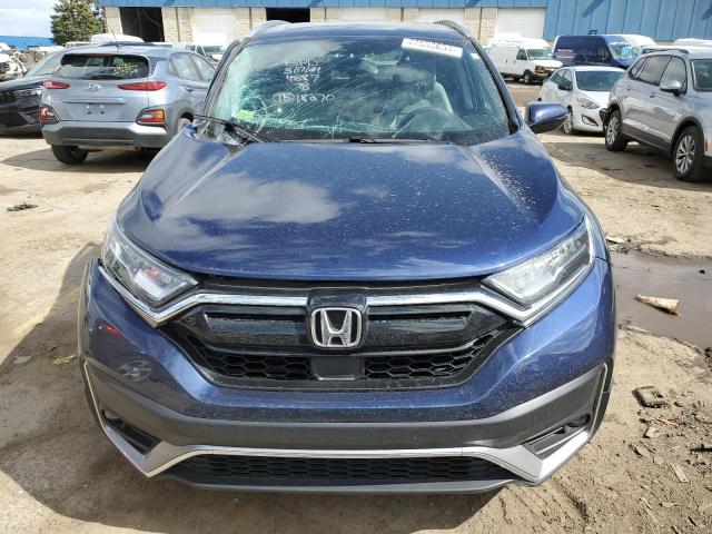 2HKRW2H92LH674887 - 2020 HONDA CR-V TOURING BLUE photo 5