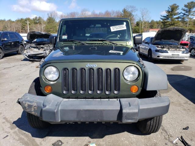 1J4FA24118L624626 - 2008 JEEP WRANGLER X GREEN photo 5