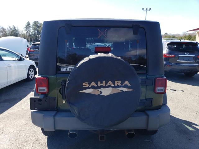 1J4FA24118L624626 - 2008 JEEP WRANGLER X GREEN photo 6