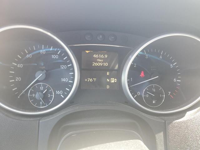 4JGBB8GB1AA623126 - 2010 MERCEDES-BENZ ML 350 4MATIC BLACK photo 9