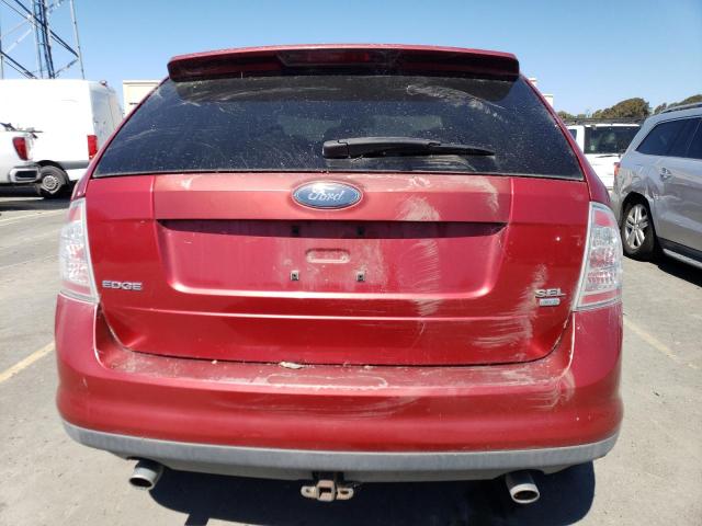 2FMDK48C07BA50693 - 2007 FORD EDGE SEL RED photo 6