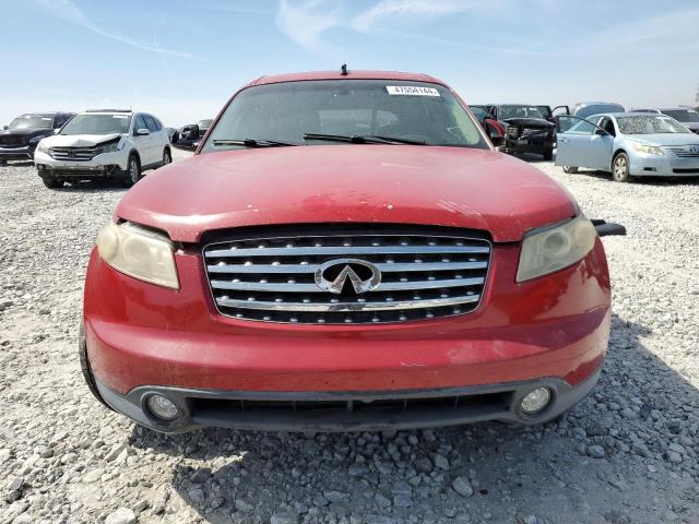 JNRBS08W33X001411 - 2003 INFINITI FX45 RED photo 5