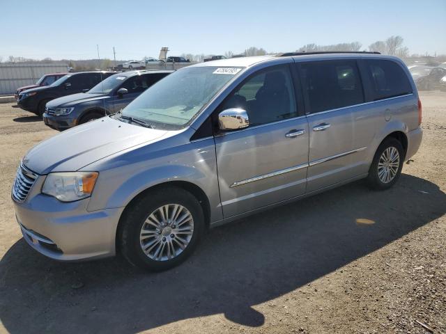 2C4RC1CG3DR643032 - 2013 CHRYSLER TOWN & COU TOURING L SILVER photo 1