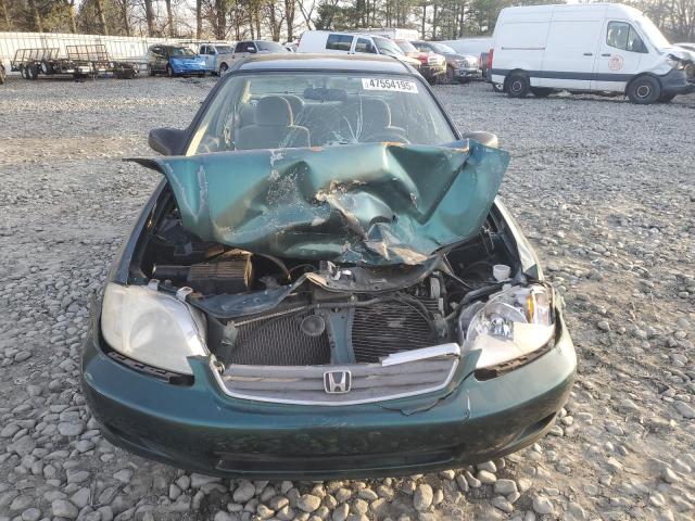 2HGEJ661XYH597401 - 2000 HONDA CIVIC BASE GREEN photo 5