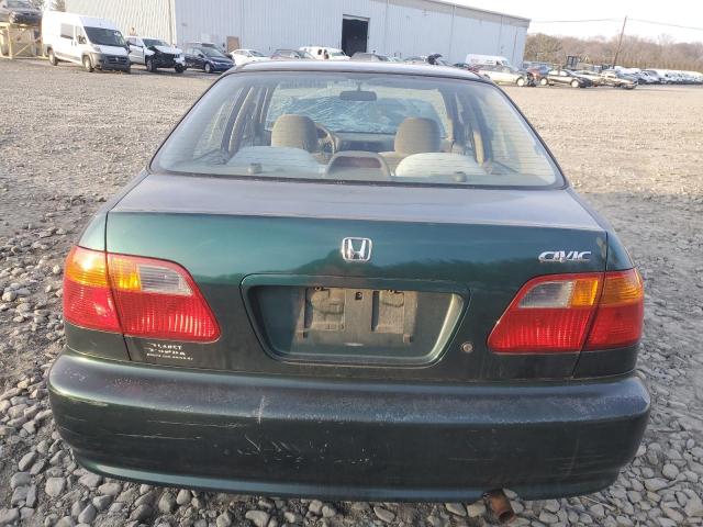 2HGEJ661XYH597401 - 2000 HONDA CIVIC BASE GREEN photo 6
