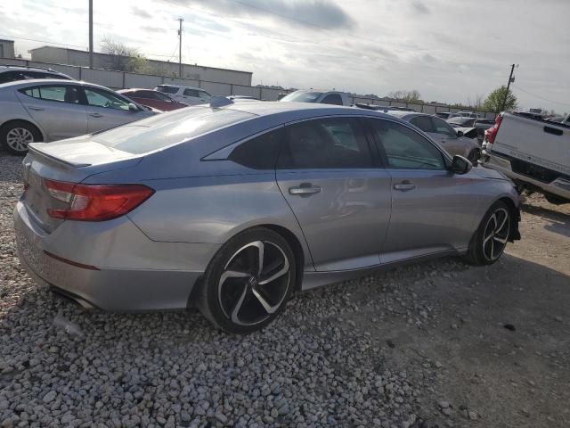 1HGCV1F34LA013940 - 2020 HONDA ACCORD SPORT GRAY photo 3