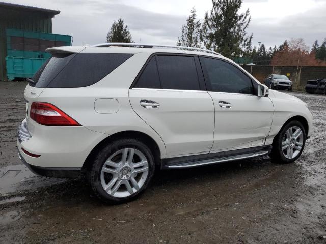 4JGDA5HB0FA598770 - 2015 MERCEDES-BENZ ML 350 4MATIC WHITE photo 3