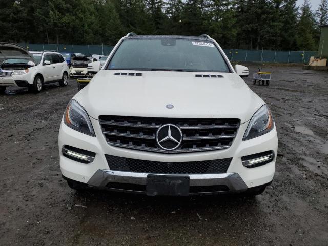 4JGDA5HB0FA598770 - 2015 MERCEDES-BENZ ML 350 4MATIC WHITE photo 5