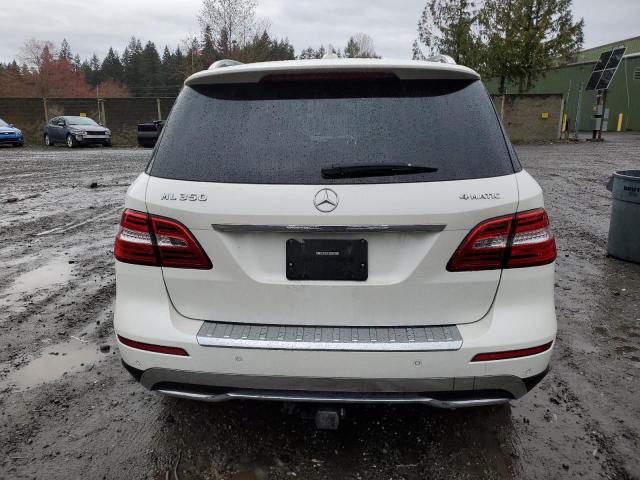 4JGDA5HB0FA598770 - 2015 MERCEDES-BENZ ML 350 4MATIC WHITE photo 6
