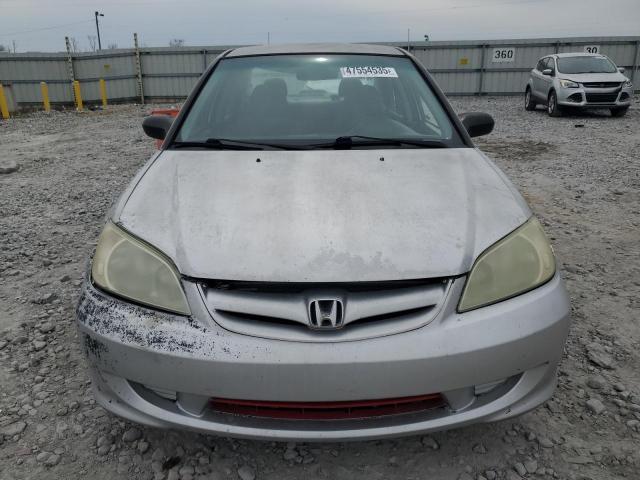 2HGES16384H553165 - 2004 HONDA CIVIC DX VP SILVER photo 5