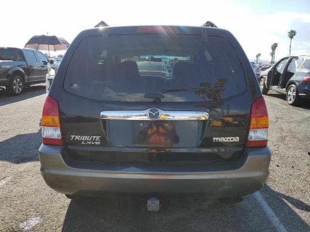 4F2CZ04143KM18253 - 2003 MAZDA TRIBUTE LX BLACK photo 6