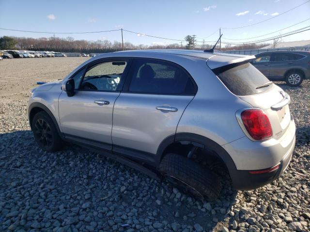 ZFBCFYCT2GP378308 - 2016 FIAT 500X TREKKING SILVER photo 2