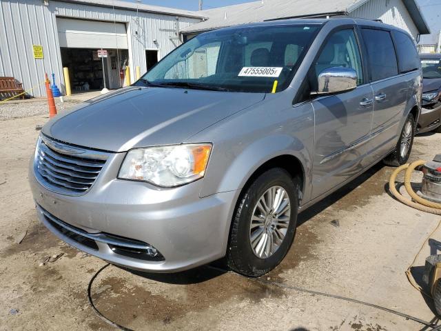 2C4RC1CG7DR647830 - 2013 CHRYSLER TOWN & COU TOURING L SILVER photo 1