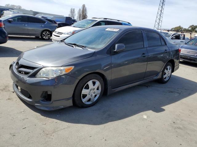 2T1BU4EEXBC734484 - 2011 TOYOTA COROLLA BASE GRAY photo 1