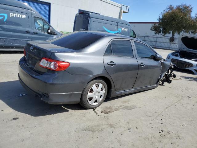 2T1BU4EEXBC734484 - 2011 TOYOTA COROLLA BASE GRAY photo 3