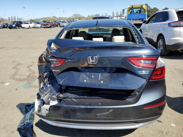 19XZE4F9XLE005028 - 2020 HONDA INSIGHT TOURING BLUE photo 6