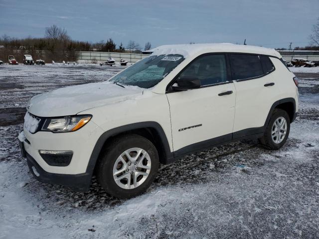 3C4NJCABXJT318975 - 2018 JEEP COMPASS SPORT WHITE photo 1