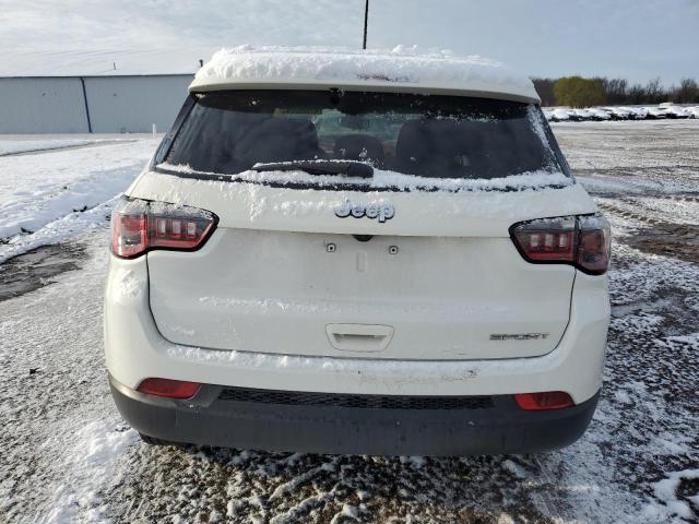 3C4NJCABXJT318975 - 2018 JEEP COMPASS SPORT WHITE photo 6