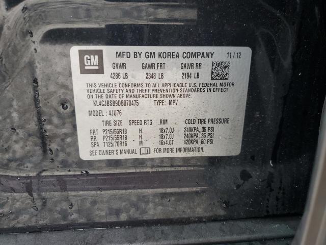 KL4CJBSB9DB070475 - 2013 BUICK ENCORE CONVENIENCE 黑色 照片 13