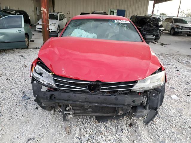 3VWD17AJ6GM338845 - 2016 VOLKSWAGEN JETTA SPORT RED photo 5