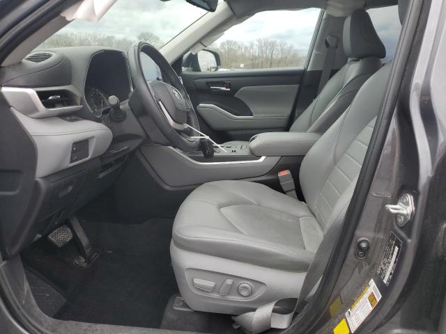 5TDGZRAH5NS114576 - 2022 TOYOTA HIGHLANDER XLE 石墨色 照片 7