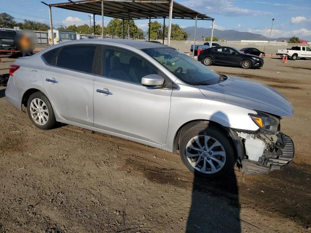 3N1AB7APXHY292117 - 2017 NISSAN SENTRA S SILVER photo 4