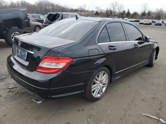 WDDGF5EB1AF382211 - 2010 MERCEDES-BENZ C 300 BLACK photo 3