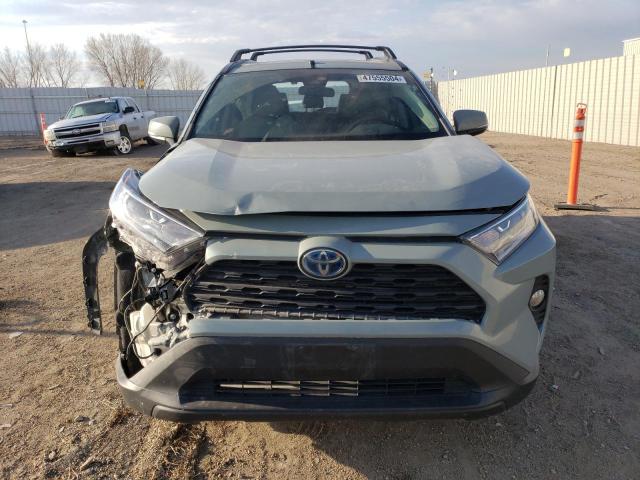 2T3RWRFV1KW033472 - 2019 TOYOTA RAV4 XLE GRAY photo 5