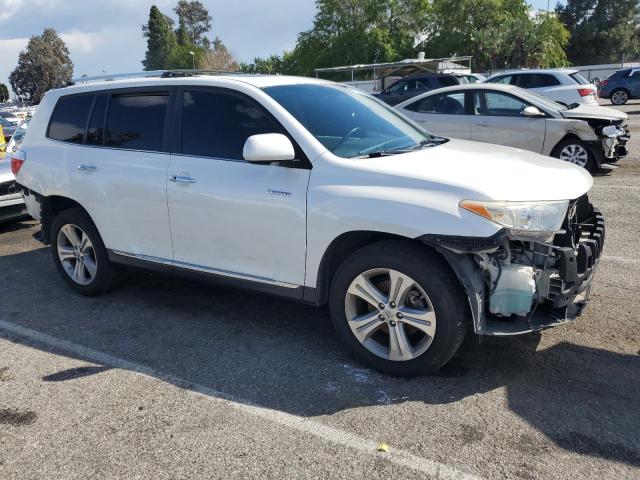 5TDDK3EH5BS060092 - 2011 TOYOTA HIGHLANDER LIMITED WHITE photo 4