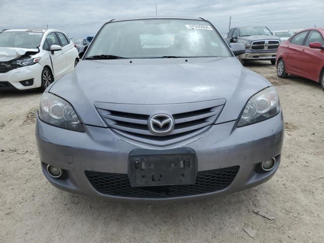 JM1BK143741105924 - 2004 MAZDA 3 HATCHBACK GRAY photo 5