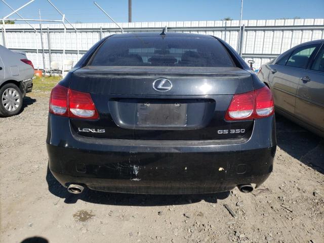 JTHBE96S780040321 - 2008 LEXUS GS 350 BLACK photo 6