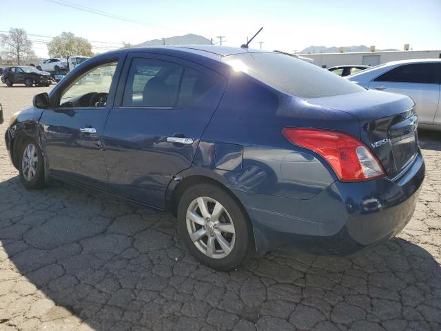 3N1CN7AP9CL860735 - 2012 NISSAN VERSA S BLUE photo 2