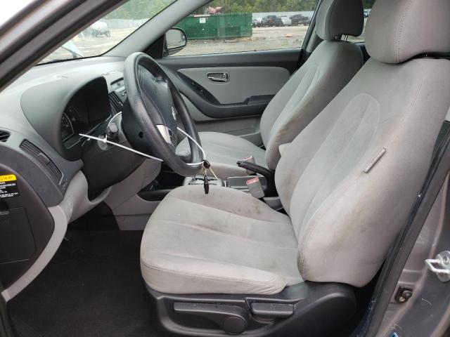 KMHDU4AD9AU133618 - 2010 HYUNDAI ELANTRA BLUE GRAY photo 7