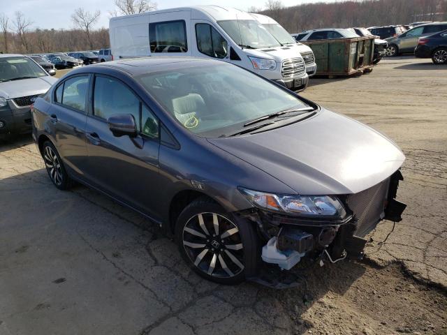 19XFB2F99FE242145 - 2015 HONDA CIVIC EXL GRAY photo 4