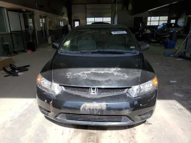 2HGFG12878H545605 - 2008 HONDA CIVIC EX BLACK photo 5